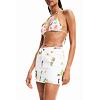 Dámská sukně DESIGUAL SENDA 1000 WHITE - DESIGUAL - 23SWFD15 1000 FAL SENDA