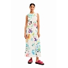 Dámské šaty DESIGUAL AVINYON 1001 WHITE - DESIGUAL - 23SWVW47 1001 VEST AVINYON
