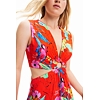 Dámské šaty DESIGUAL PRAGA 3090 RED - DESIGUAL - 23SWVW73 3090 VEST PRAGA