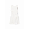 Dámské šaty DESIGUAL DENVER 1001 WHITE - DESIGUAL - 23WWVKAA 1001 VEST DENVER