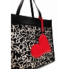 Dámská kabelka DESIGUAL LETTERING CORK 2000 BLACK - DESIGUAL - 23WAXA48 2000 BOLS LETTERING CORK