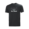 Pánské triko HELLY HANSEN NORD GRAPHIC T-SHIRT 981 EBONY - Helly Hansen - 62978 981 NORD GRAPHIC T-SHIRT