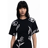 Dámské šaty DESIGUAL 25WWVK44 2000 VEST CALMA 2000 BLACK - DESIGUAL - 25WWVK44 2000 VEST CALMA