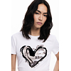 Dámské triko DESIGUAL 25WWTK04 1000 TS LETTER CORE 1000 WHITE - DESIGUAL - 25WWTK04 1000 TS LETTER CORE