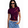 Dámské triko DESIGUAL 25WWTK16 3161 TS LALA 3161 RED