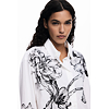 Dámská košile DESIGUAL 25WWCW07 1000 CAM BYN LACROIX 1000 WHITE - DESIGUAL - 25WWCW07 1000 CAM BYN LACROIX