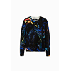Dámský svetr DESIGUAL 25WWJF05 2000 JERS BUTTERFLY LACROIX 2000 BLACK - DESIGUAL - 25WWJF05 2000 JERS BUTTERFLY LACROIX