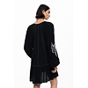 Dámské šaty DESIGUAL 25WWVW19 2000 VEST SILVIANEGRO 2000 BLACK - DESIGUAL - 25WWVW19 2000 VEST SILVIANEGRO