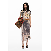 Dámské triko DESIGUAL KATRINA Hnědá - DESIGUAL - 25WWTF03 6007 TS KATRINA