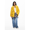 Dámský fashion kabát DESIGUAL SHORTCOLOR Žlutá - DESIGUAL - 25WWEW11 8006 COAT SHORTCOLOR