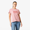 Dámské triko HELLY HANSEN W HH LOGO T-SHIRT 3.0 Růžová