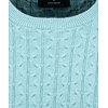 Pánský svetr RAGMAN Roundneck cable Zelená - Ragman - 746380 320 Roundneck cable