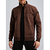Pánská mikina PME LEGEND Sweat jacket with zipper closure Hnědá