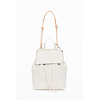 Dámský batůžek DESIGUAL HALF LOGO LUENA MINI ECRU Bílá - DESIGUAL - 26SAKP18 1008 BACK HALF LOGO LUENA MINI ECRU
