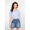 Dámská halenka Geisha Blouse chamb Modrá - Geisha - 63055-14 600 Blouse chamb s/sl