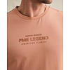 Pánské triko PME LEGEND R-neck jersey Oranžová - PME LEGEND - PTSS2604584 3031 Short sleeve r-neck cotton elastan jersey