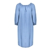 Dámské letní šaty Geisha Dress denim elastic Modrá - Geisha - 67302-10 827 Dress lyocell denim elastic neck