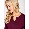 Dámský svetr HAJO D PULLOVER 713 brombeere - HAJO - 18382 713 D PULLOVER
