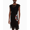 Dámské šaty DESIGUAL MALPASO 2000 NEGRO - DESIGUAL - 19SWVW99 2000 VEST_MALPASO