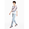 Dámské triko DESIGUAL LIVERPOOL 1000 BLANCO - DESIGUAL - 19SWTK42 1000 TS_LIVERPOOL