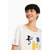Dámské triko DESIGUAL CANTERBURY 1000 BLANCO - DESIGUAL - 19SWTK53 1000 TS_CANTERBURY