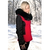 Dámská bunda MARLENE ML PATRIKA černá-červená - Marlene - ML PATRIKA black-red liška