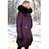 Dámský zimní kabát MARLENE ML IVA fialová - Marlene - ML IVA purple liška
