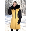 Dámský zimní kabát MARLENE ML KLARKA3 černá-žlutá
