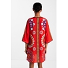 Dámská halenka DESIGUAL VEST_CRETA 3036 RED CARNATION - DESIGUAL - 20SWMW32 3036 VEST_CRETA