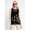 Dámská halenka DESIGUAL BLUS_TEBAS 2000 BLACK - DESIGUAL - 20SWBW59 2000 BLUS_TEBAS