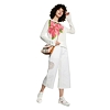 Dámský svetr DESIGUAL ALBURY 1000 BLANCO - DESIGUAL - 21SWJF19 1000 JERS_ALBURY