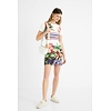 Dámské šaty DESIGUAL SAIFO 1000 BLANCO - DESIGUAL - 21SWVK75 1000 VEST_SAIFO