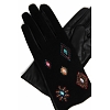 Dámské rukavice DESIGUAL JULIY TRIBU HIBRIDO 3000 CARMIN - DESIGUAL - 21WAAP01 3000 GLOVES_JULIY TRIBU HIBRIDO
