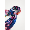 Dámský šátek DESIGUAL VIRTUAL PINK RECTANGLE 3016 LILA - DESIGUAL - 22SAWA37 3016 FOU_VIRTUAL PINK RECTANGLE