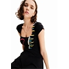 Dámské šaty DESIGUAL LISA 2000 BLACK - DESIGUAL - 23SWVK12 2000 VEST LISA