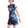 Dámské šaty DESIGUAL EXETER-LACROIX 5036 BLUE - DESIGUAL - 23SWVK33 5036 VEST EXETER-LACROIX
