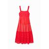 Dámské šaty DESIGUAL ELY 3000 RED - DESIGUAL - 23SWVW20 3000 VEST ELY