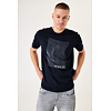 Pánské triko GARCIA mens T-shirt ss 292 dark moon