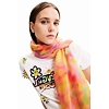 Dámský šátek DESIGUAL DOPAMINE RECTANGLE 3021 RED - DESIGUAL - 23SAWA06 3021 FOU DOPAMINE RECTANGLE