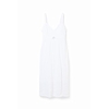 Dámské šaty DESIGUAL SANDALL 1000 WHITE - DESIGUAL - 23SWVK72 1000 VEST SANDALL