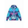 Dámská mikina DESIGUAL EDIMBURGO-LACROIX 5013 BLUE - DESIGUAL - 23SWSK34 5013 SWEAT EDIMBURGO-LACROIX