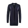 Dámský kardigan HAJO D Strick-Cardigan lange 609 marine