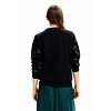 Dámská mikina DESIGUAL BLINGA 2000 BLACK - DESIGUAL - 23WWSK32 2000 SWEAT BLINGA