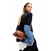 Dámská kabelka DESIGUAL 23WAXP65 6000 BOLS HALF LOGO URUS 6000 BROWN - DESIGUAL - 23WAXP65 6000 BOLS HALF LOGO URUS