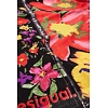 Dámský šátek DESIGUAL FLORES PATCH 2000 BLACK - DESIGUAL - 23WAWA22 2000 FOU FLORES PATCH
