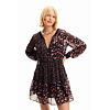 Dámské šaty DESIGUAL 24SWVW20 2000 VEST_DUQUE 2000 BLACK