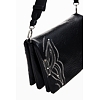 Kabelka Desigual 24WAXP82 2000 BAG GOODALL DORTMUND FLAP 2.0 2000 BLACK - DESIGUAL - 24WAXP82 2000 BAG GOODALL DORTMUND FLAP 2.0