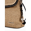 Dámský batůžek DESIGUAL 25SAKO04 1014 BACK HALF LOGO RAFFIA HAMPTON 1014 WHITE - DESIGUAL - 25SAKO04 1014 BACK HALF LOGO RAFFIA HAMPTON
