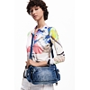 Dámská kabelka DESIGUAL 25SAXD22 5053 BAG HALF LOGO DENIM HABANA 5053 BLUE - DESIGUAL - 25SAXD22 5053 BAG HALF LOGO DENIM HABANA