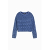 Dámský svetr DESIGUAL 25SWJF15 5025 JERS REINE 5025 BLUE - DESIGUAL - 25SWJF15 5025 JERS REINE